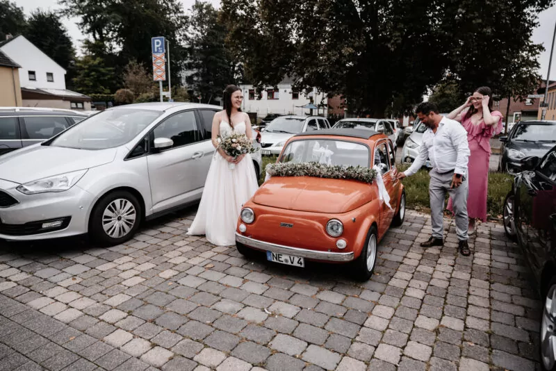 First Look von Franziska und Maik auf Schloss Hülchrath