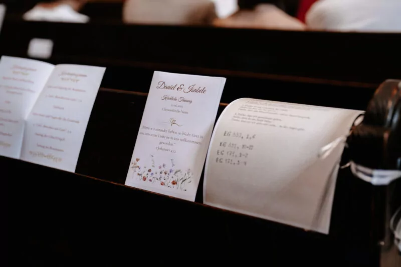 Hochzeitsdetails bei Isabelle und Daniel in der Pegelbar