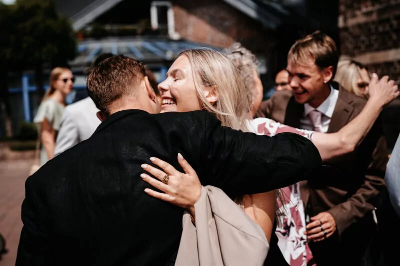 Ankunft der Gäste zur Hochzeit von Laura und Steffen am Am Krickenbecker See