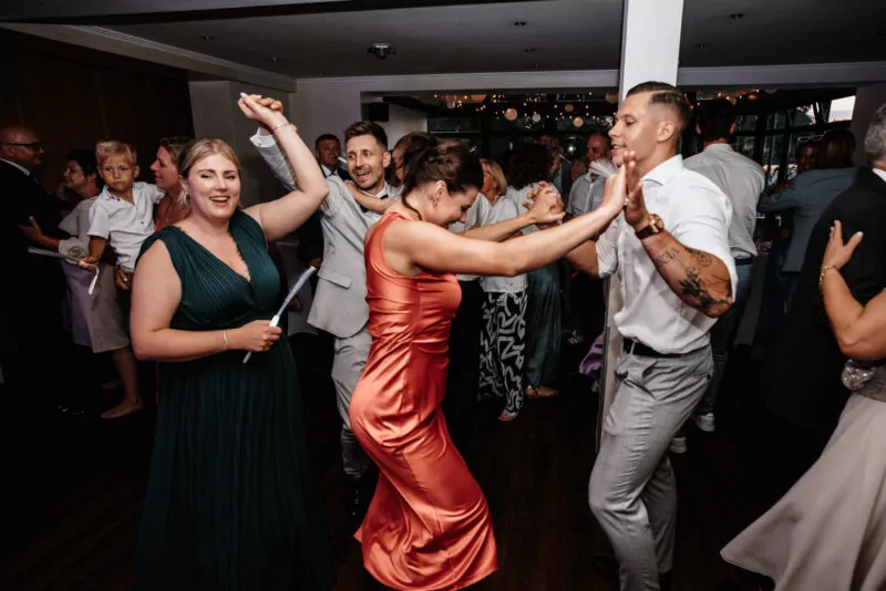 Hochzeitsparty von Laura und Steffen am Am Krickenbecker See