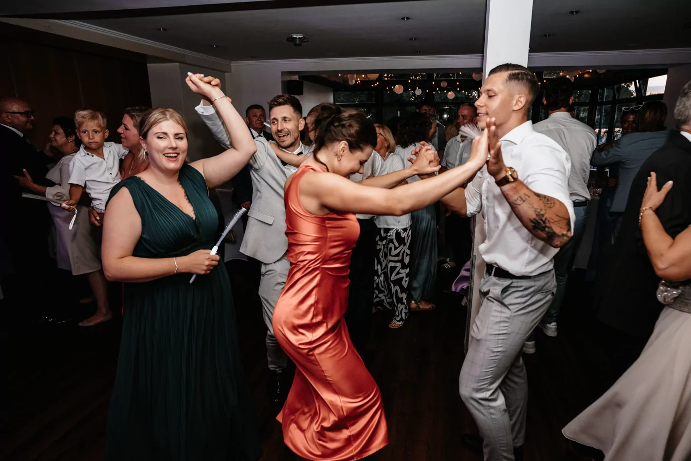 Hochzeitsparty von Laura und Steffen am Am Krickenbecker See