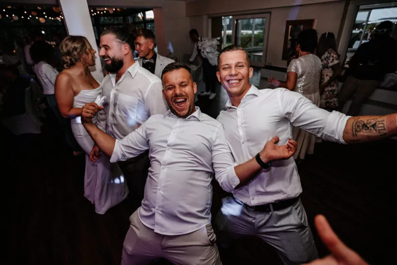 Hochzeitsparty von Laura und Steffen am Am Krickenbecker See