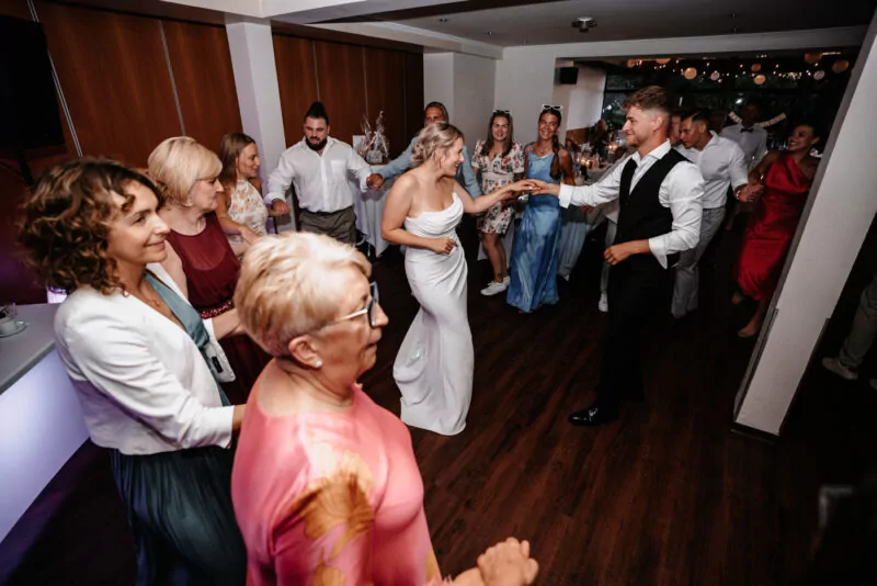 Hochzeitsparty von Laura und Steffen am Am Krickenbecker See