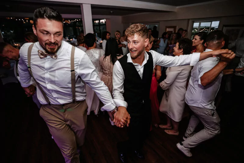 Hochzeitsparty von Laura und Steffen am Am Krickenbecker See