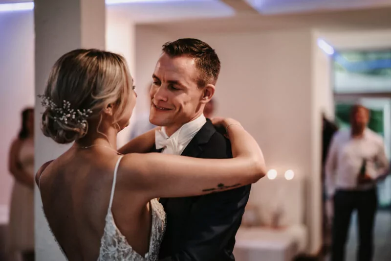 Hochzeitstanz von Saskia und Jan im Strandbad Lörick