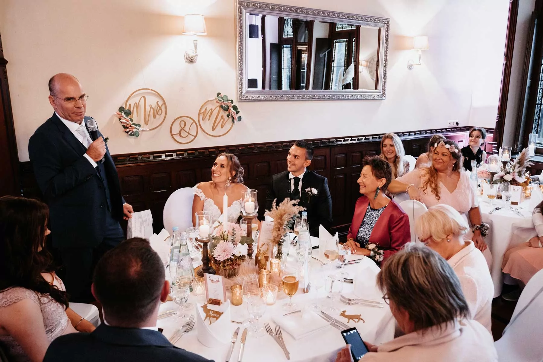 Rede auf der Hochzeit von Sarah und Stephan auf Marienburg Monheim