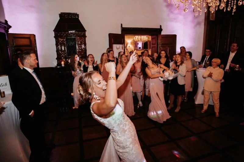 Programm und Unterhaltung auf der Hochzeit von Sarah und Stephan auf Marienburg Monheim