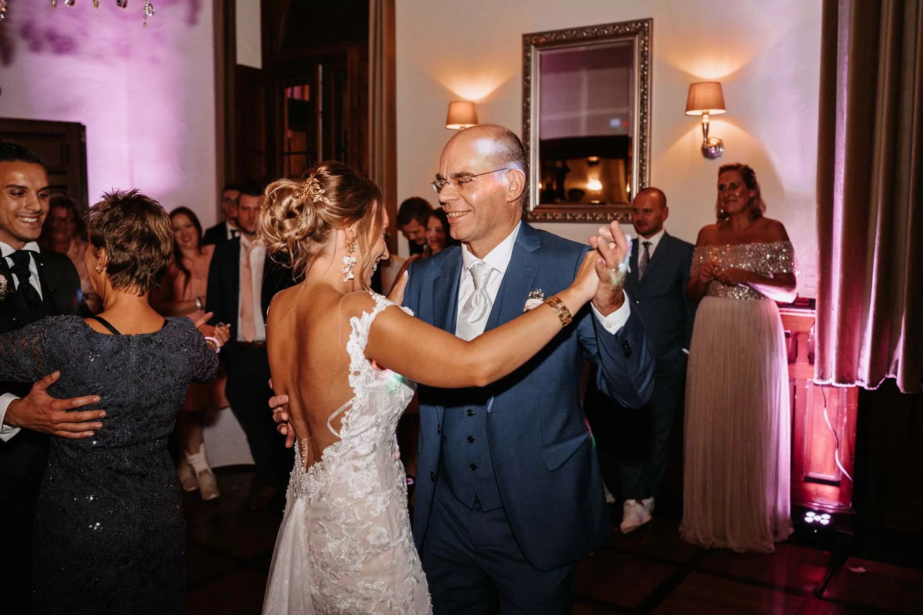 Hochzeitsparty von Sarah und Stephan auf Marienburg Monheim