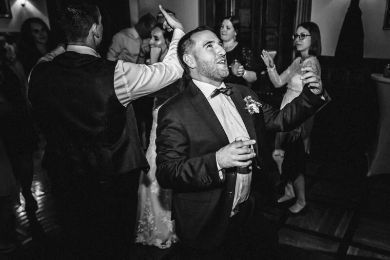 Hochzeitsparty von Sarah und Stephan auf Marienburg Monheim