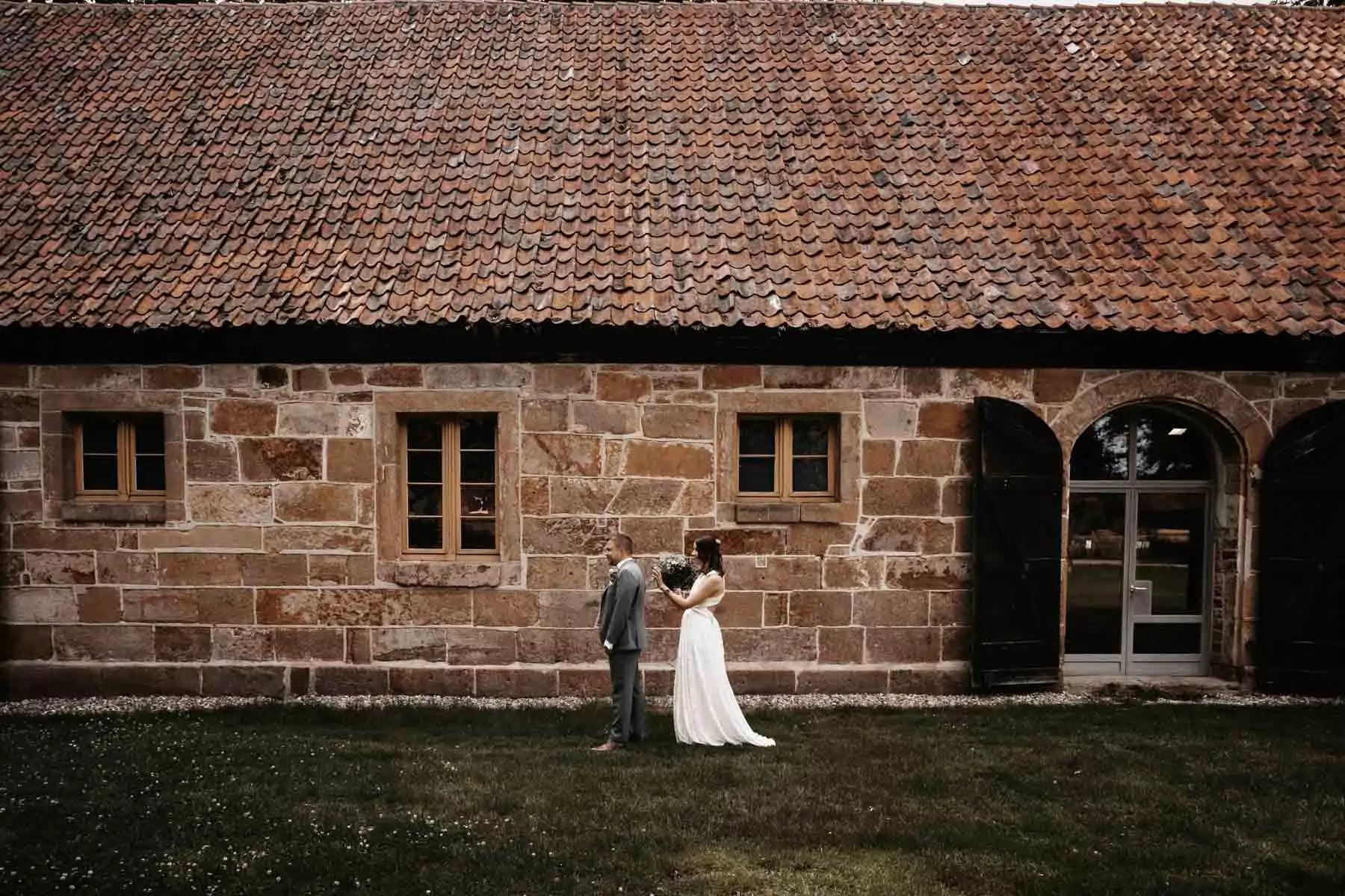 First Look von Elena und David im Kloster Bentlage