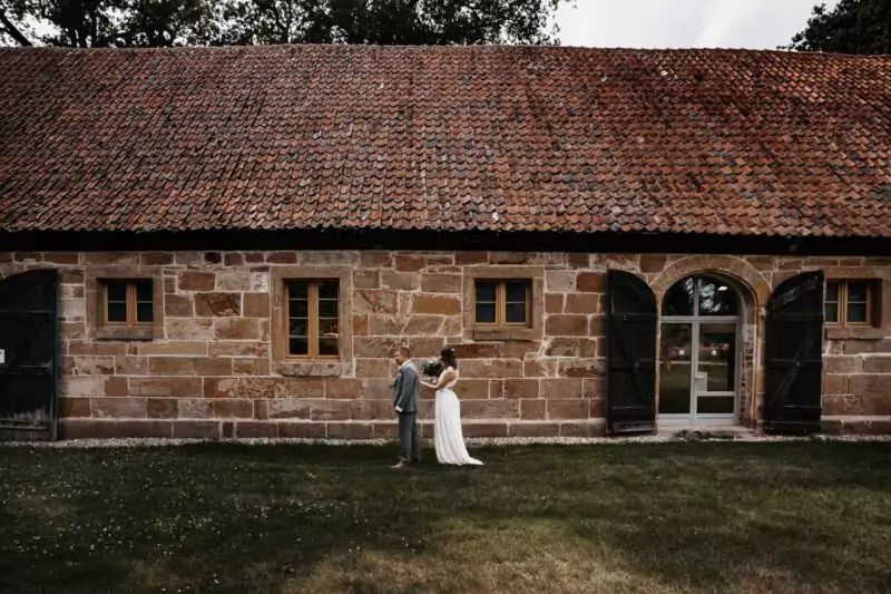 First Look von Elena und David im Kloster Bentlage