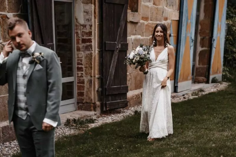 First Look von Elena und David im Kloster Bentlage