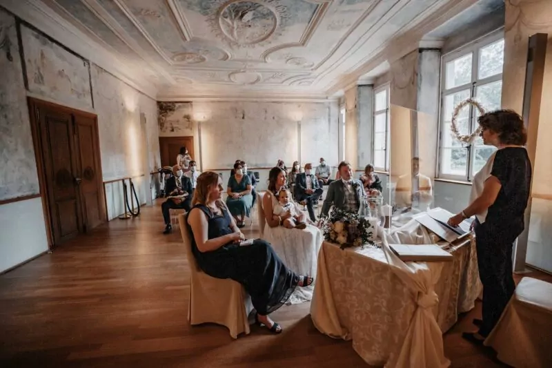 Trauung von Elena und David im Kloster Bentlage