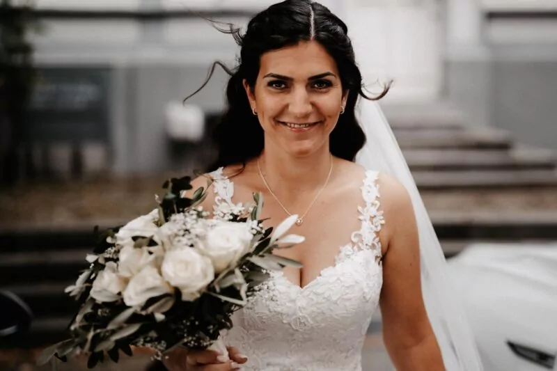 Ankunft der Gäste zur Hochzeit von Alex und Oli in der Alte Papierfabrik