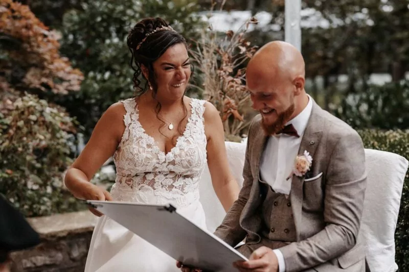 Programm und Unterhaltung auf der Hochzeit von Liana und Dennis am Elisenturm